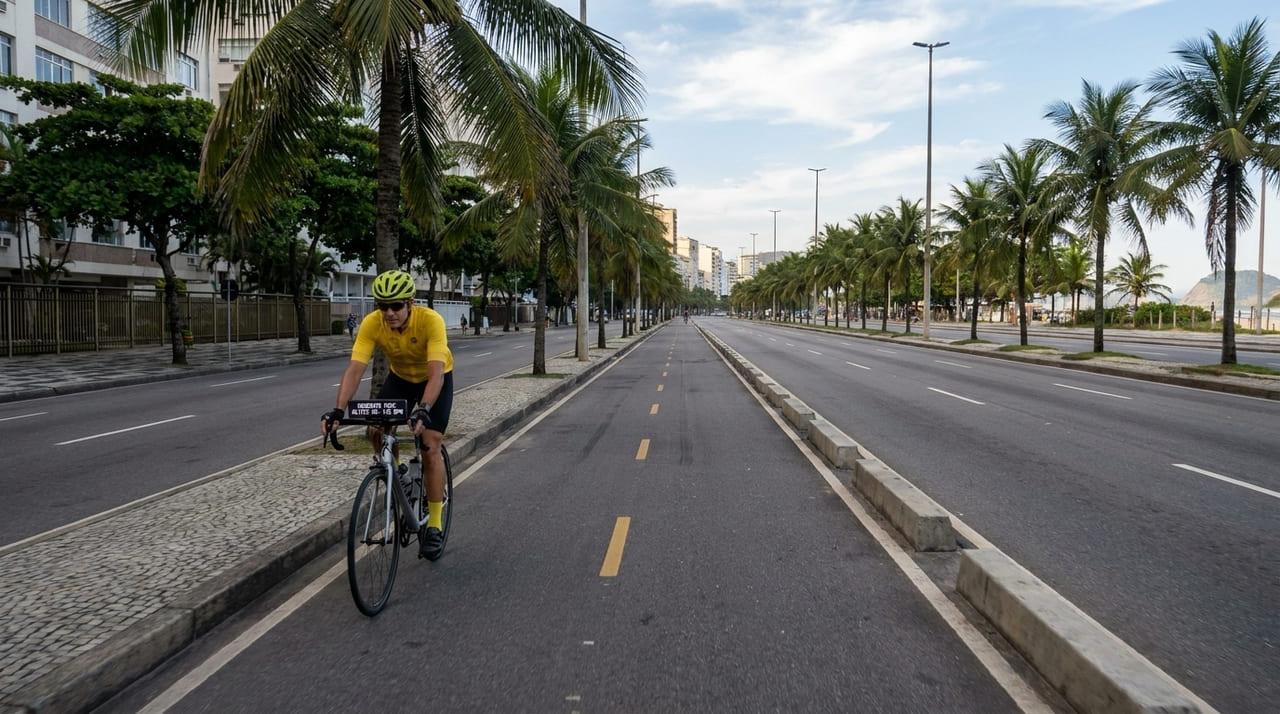 Pedalar no bairro em vez de usar esteira ajuda bastante, mas só vale a pena se o percurso durar ao menos 40 minutos seguidos, em ritmo moderado e sem longas paradas Adotar a bicicleta no cotidiano promove uma grande mudança na rotina de quem busca manter a saúde em dia.