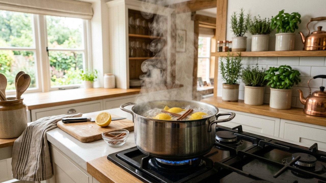 Por que em Portugal eles sempre fervem cascas de limão com canela antes de receber visitas em casa O uso de ingredientes naturais na fervura garante uma casa perfumada sem o uso de produtos químicos.