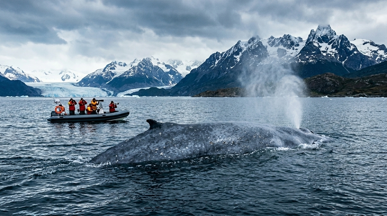 Recorde sem precedentes: este é o espécime do maior animal do mundo e foi avistado na Patagônia A baleia azul ocupa o posto de maior animal do planeta por alcançar dimensões gigantescas.