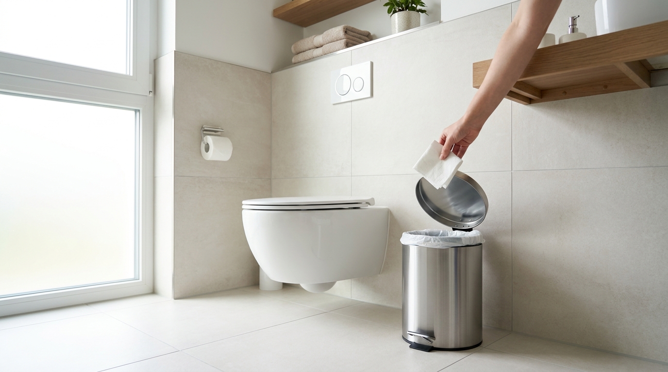 Demorei muito tempo para entender por que o papel higiênico não deve ser jogado dentro do vaso sanitário