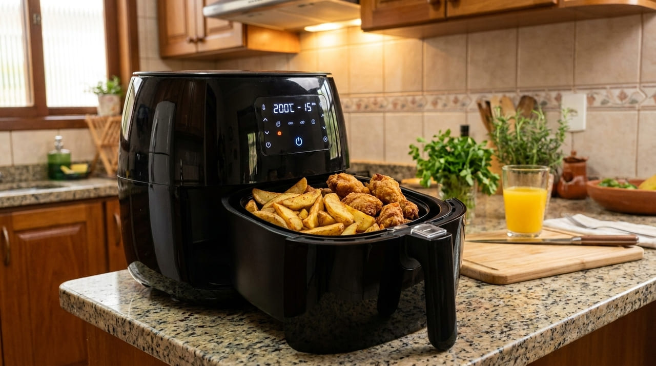 Conselhos para famílias que usam airfryer em casa