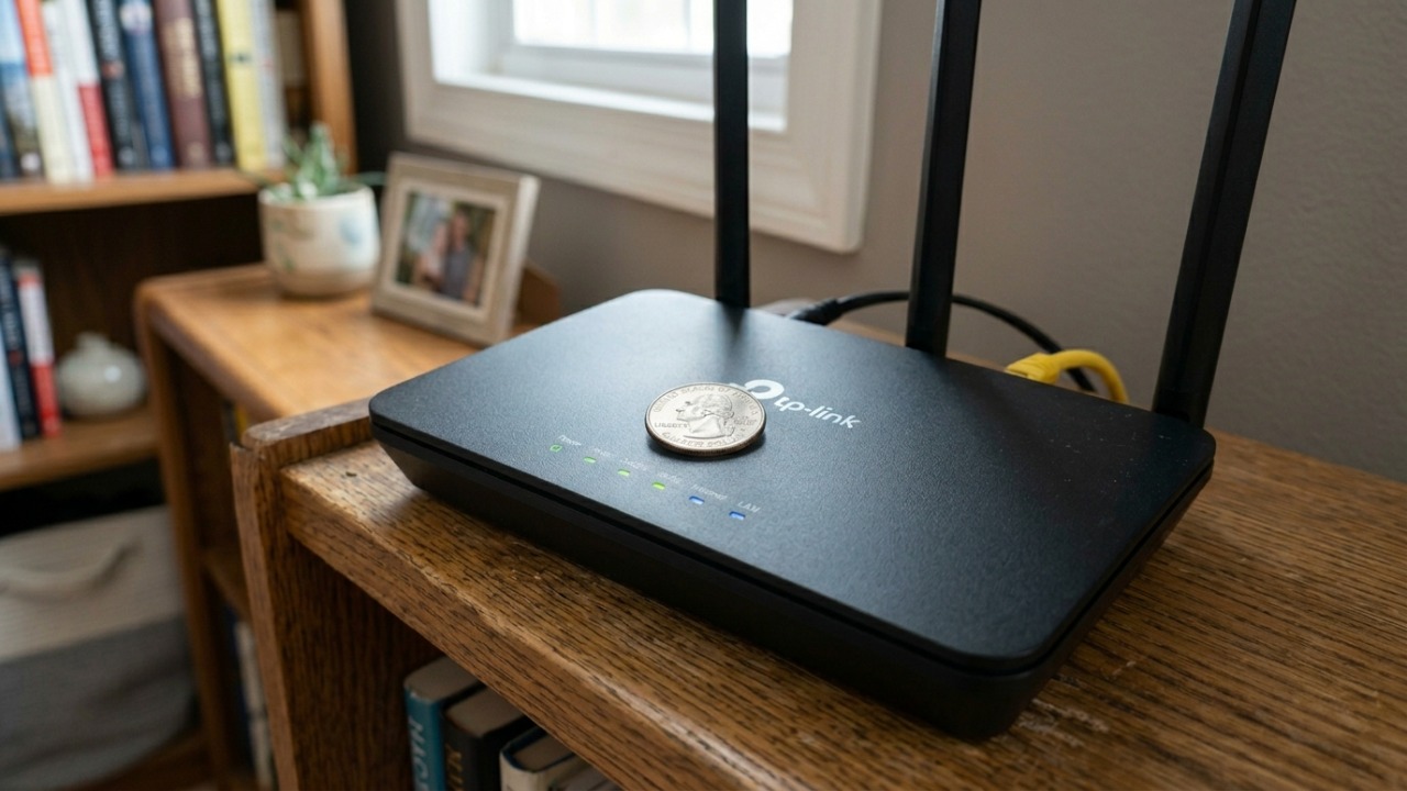 Coloque uma moeda sobre o seu roteador de internet: saiba para que serve e o motivo de sugerirem esse truque