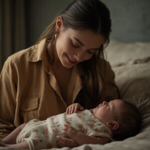 lucid origin make the image of a mother in honor of mother s day. a young mother and taking c 0 (1)