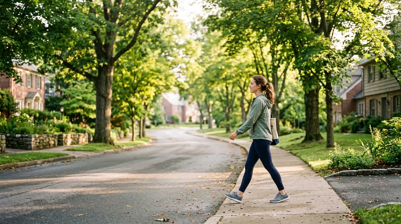 Por que a caminhada matinal pode ajudar a reduzir a ansiedade e melhorar o humor ao longo do dia O efeito da caminhada não termina quando a pessoa chega em casa.