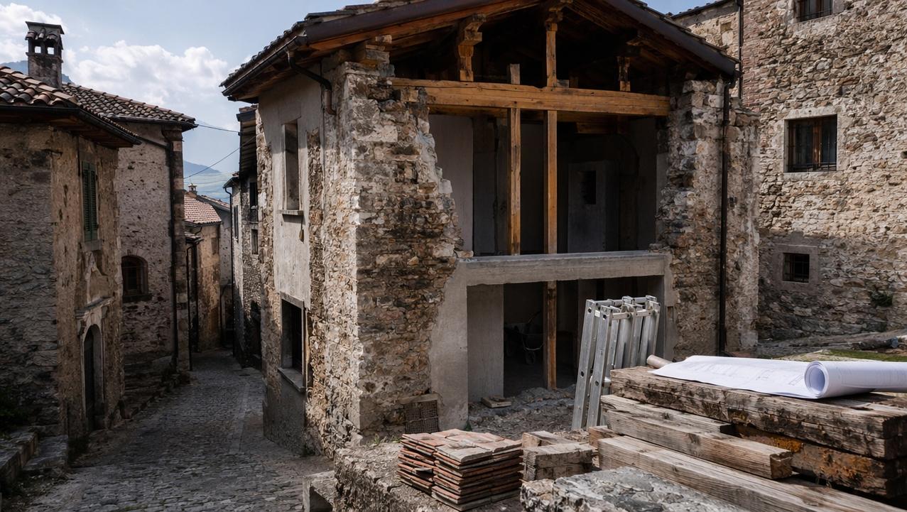 Reforma estrutural revela os custos ocultos das casas por 1 euro