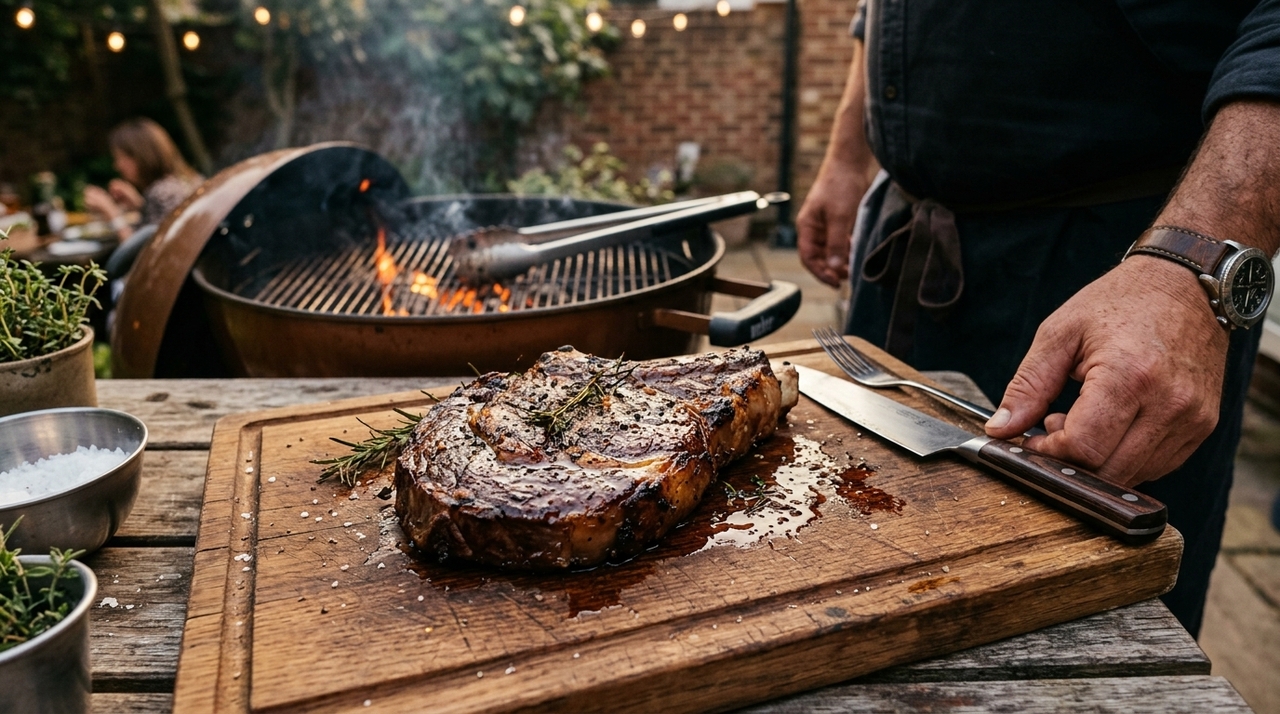 Os chefs concordam: “A carne grelhada mais suculenta não precisa de mais sal, mas sim de respeitar o tempo de repouso.” Quando a carne assada é cortada imediatamente, aquele caldo que deveria permanecer dentro dela escorre rápido.