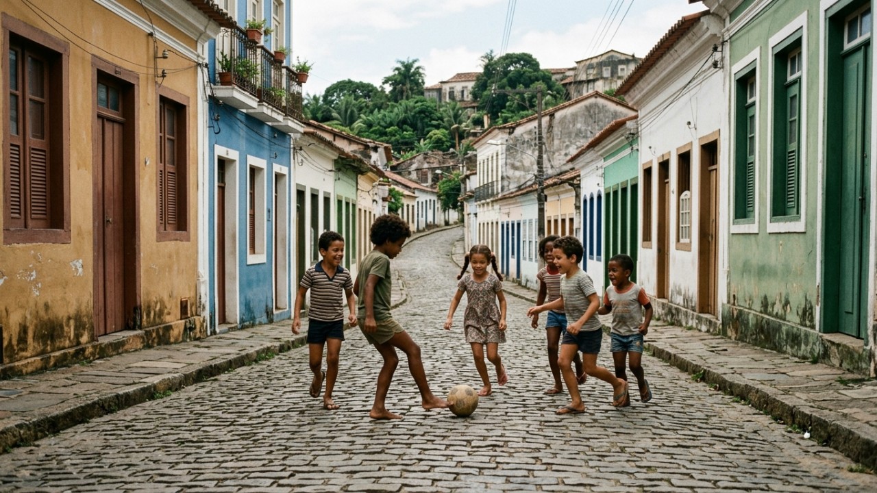 A autonomia infantil das décadas de 1960 e 1970 muitas vezes mascarava a falta de suporte emocional. – Imagem gerada por IA