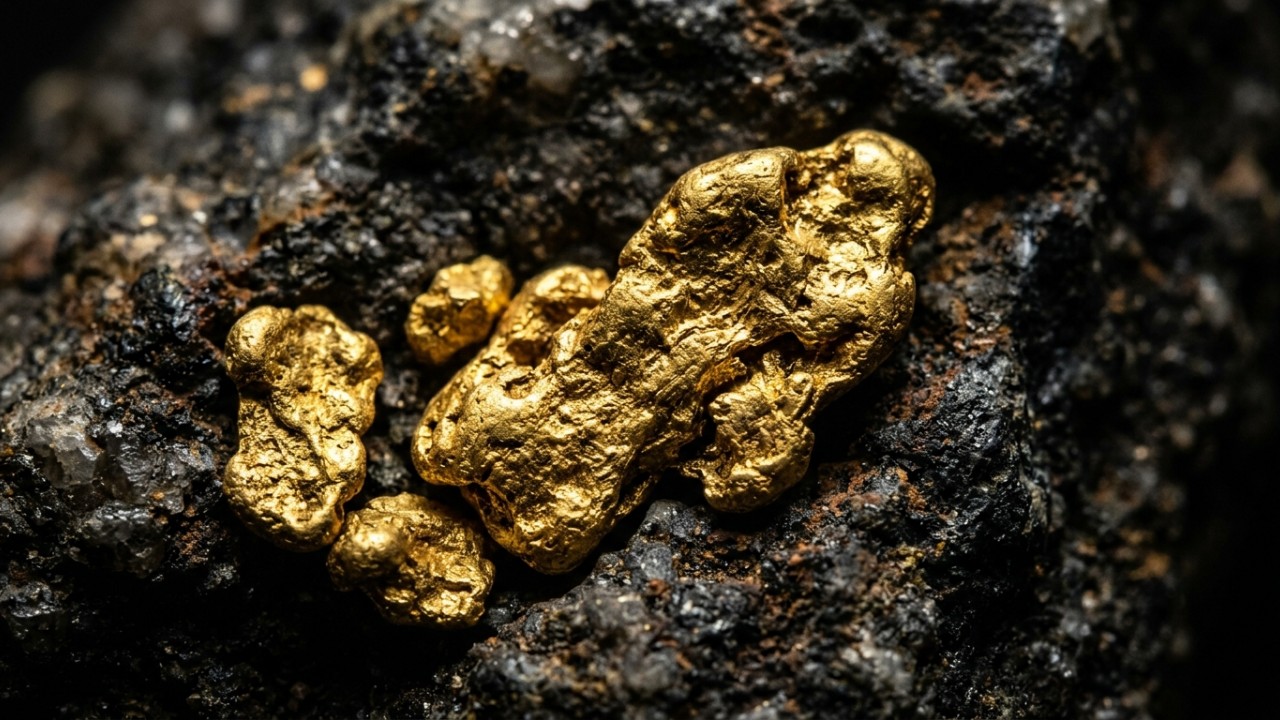 Mineradores chineses acabam de descobrir nas profundezas da terra uma jazida de ouro de valor incalculável: eles acreditam que ela pode valer 83 bilhões de dólares O campo aurífero de Pingjiang consolida o potencial mineral da Ásia com projeções bilionárias. – Imagem gerada por IA
