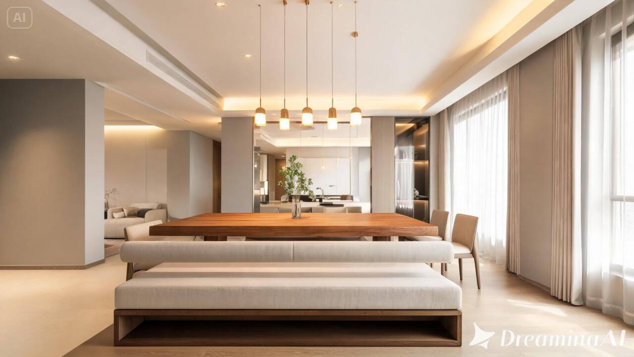 Adeus às cadeiras na sala de jantar: a nova tendência que define 2026 A nova sala de jantar prioriza conforto, circulação e versatilidade. Algumas escolhas simples podem transformar todo o ambiente.