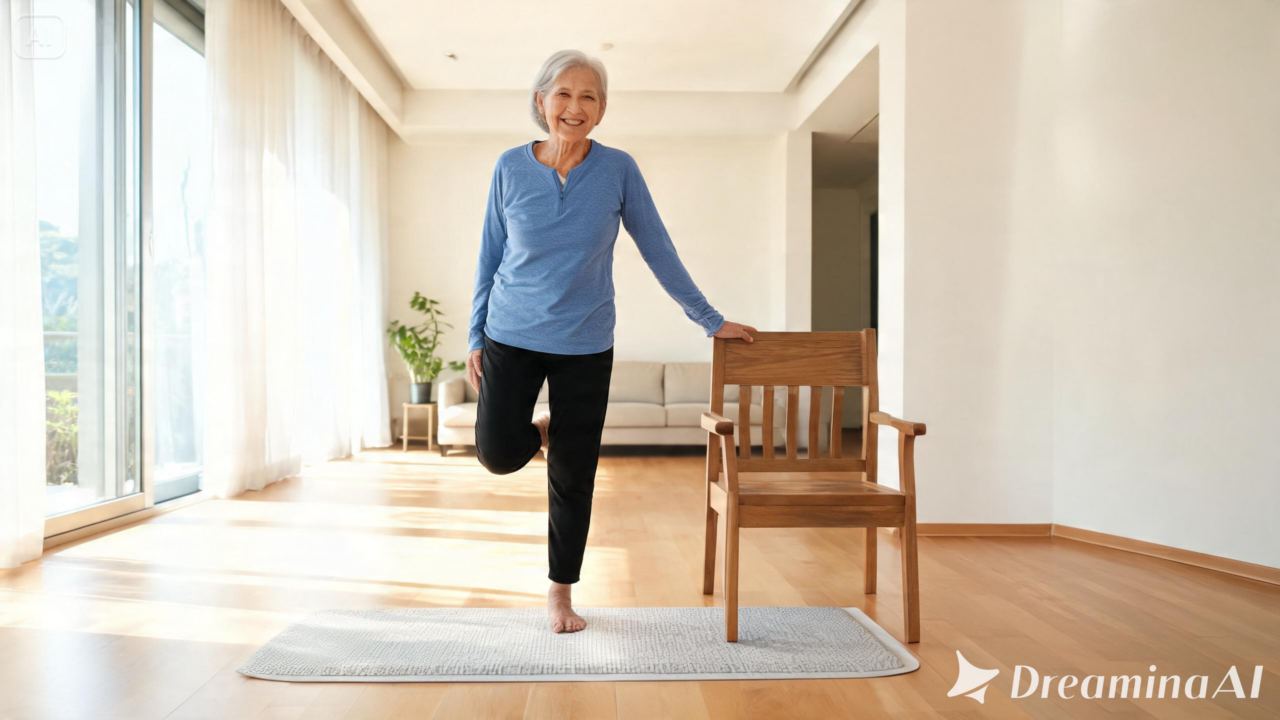 Os treinadores concordam: “Caminhar aos 70 anos é ótimo, mas deve ser combinado com exercícios de equilíbrio para prevenir quedas.” Após os 70 anos, fortalecer o equilíbrio é essencial para preservar a autonomia. Confira exercícios simples e seguros para fazer em casa.