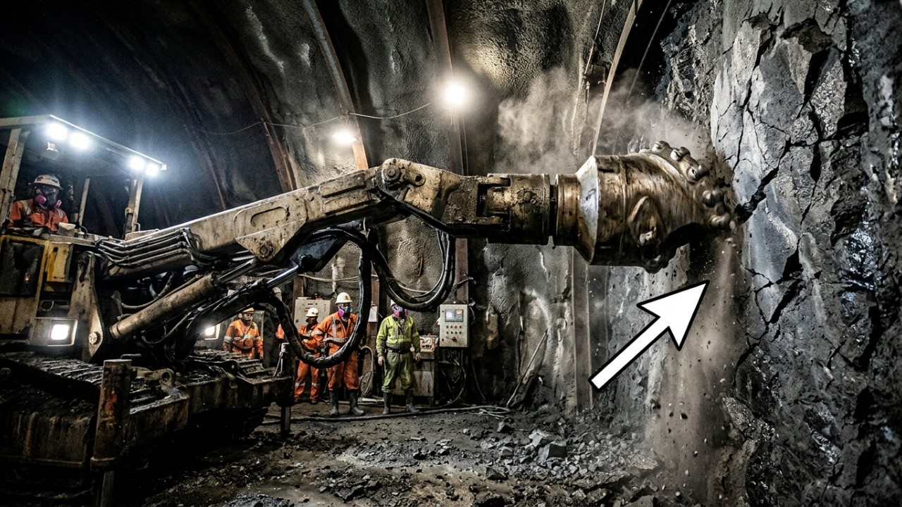 Equipes de resgate enfrentam o desafio de perfurar centenas de metros de rocha densa para salvar exploradores presos em caverna isolada. – Imagem gerada por IA