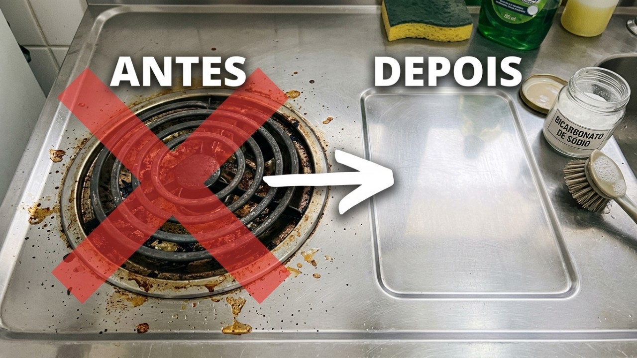 O método alemão de limpeza garante um fogão impecável de forma prática e eficiente. – Imagem gerada por IA