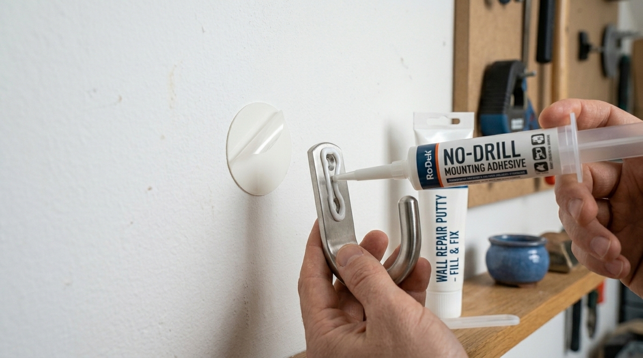 Instalar um gancho na parede com truque caseiro é viável em superfícies de alvenaria e drywall, desde que se respeite o limite de peso