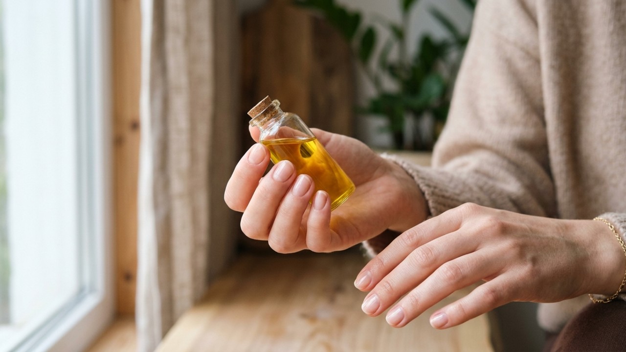 O uso de bases de tratamento enriquecidas e óleos vegetais protege as cutículas contra as agressões diárias dos produtos de limpeza. – Imagem gerada por IA