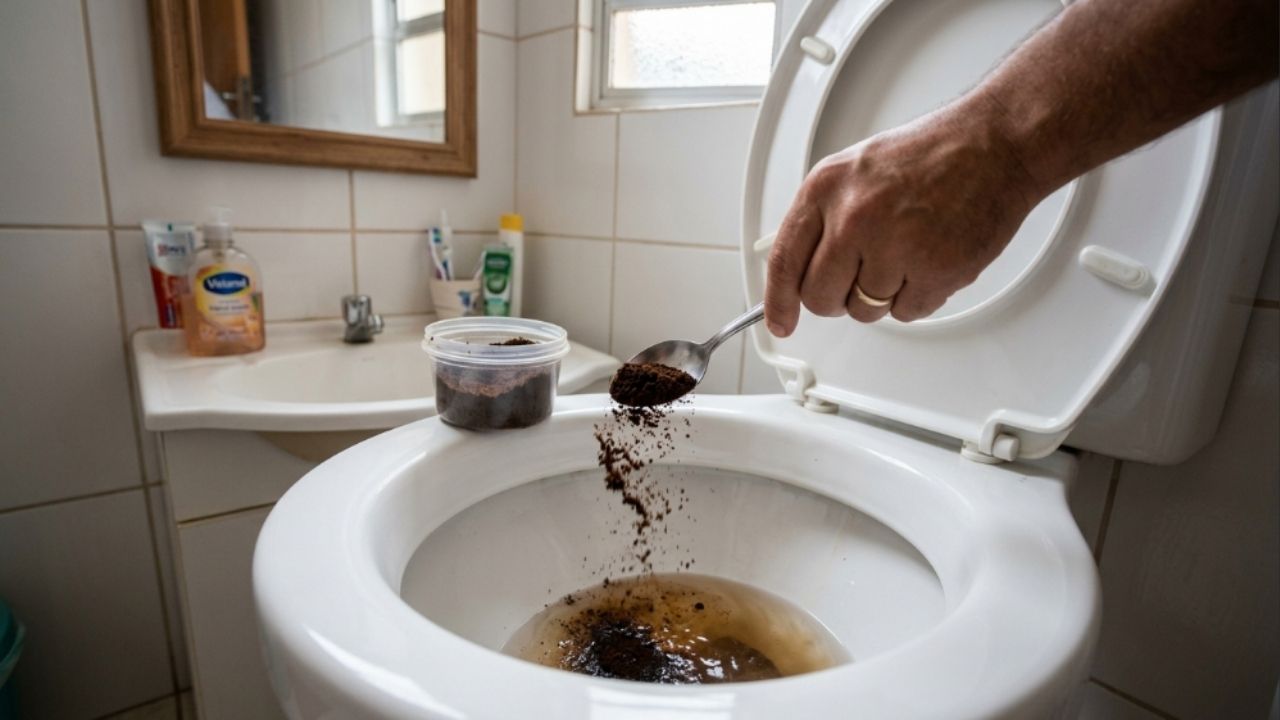 Por que cada vez mais pessoas estão jogando borra de café no vaso sanitário