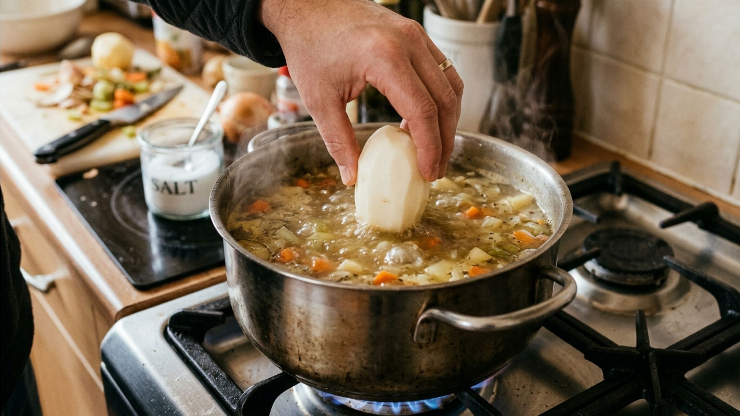 Como salvar comida muito salgada usando apenas uma batata: o truque simples e eficaz que ajuda a equilibrar o sabor, reduzir o excesso de sal e evitar o desperdício na cozinha do dia a dia imagem 1781113235 ghce1p