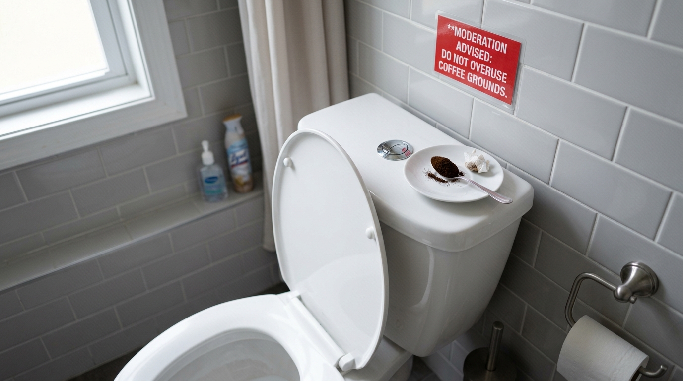 Jogar borra de café usado no vaso sanitário: para que serve e quando fazer imagem 1782063765 njq8ot