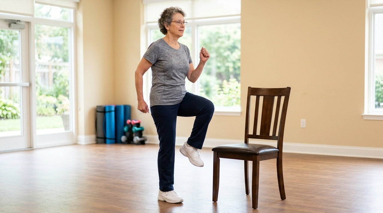 Os exercícios realizados em pé trabalham diferentes grupos musculares ao mesmo tempo, favorecendo a coordenação, a postura e a estabilidade.