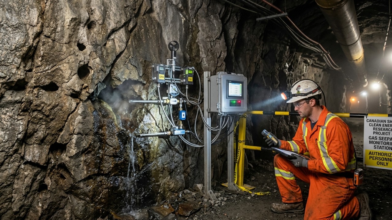 A descoberta de hidrogênio branco no subsolo do Canadá promete revolucionar a indústria global com uma nova fonte de energia limpa e 100% natural. – Imagem gerada por IA
