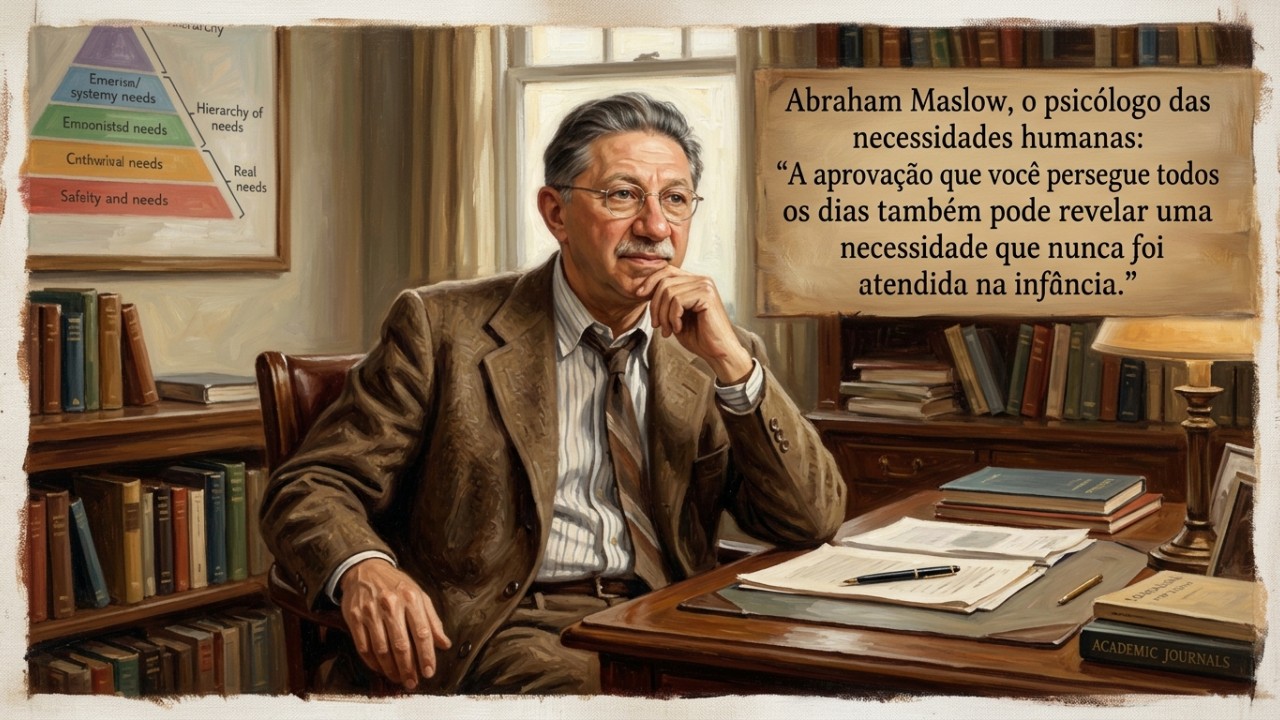 Compreender nossa necessidade de estima é o primeiro passo para quebrar ciclos de submissão e resgatar o equilíbrio emocional. – Imagem gerada por IA