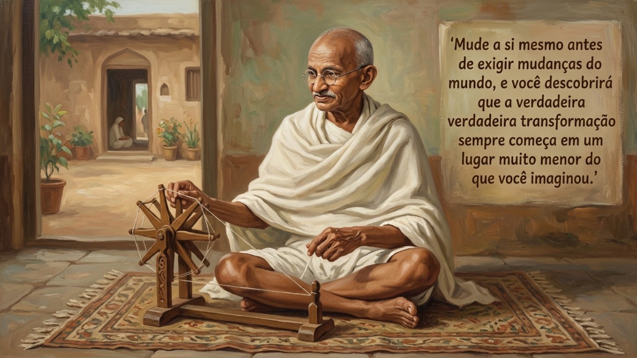O autocontrole e a liderança pelo exemplo são as ferramentas mais eficientes para inspirar uma mudança coletiva duradoura. – Imagem gerada por IA