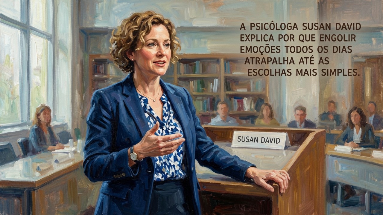 Viver no piloto automático e reprimir sentimentos sabota silenciosamente nossa capacidade de agir com plena consciência. – Imagem gerada por IA