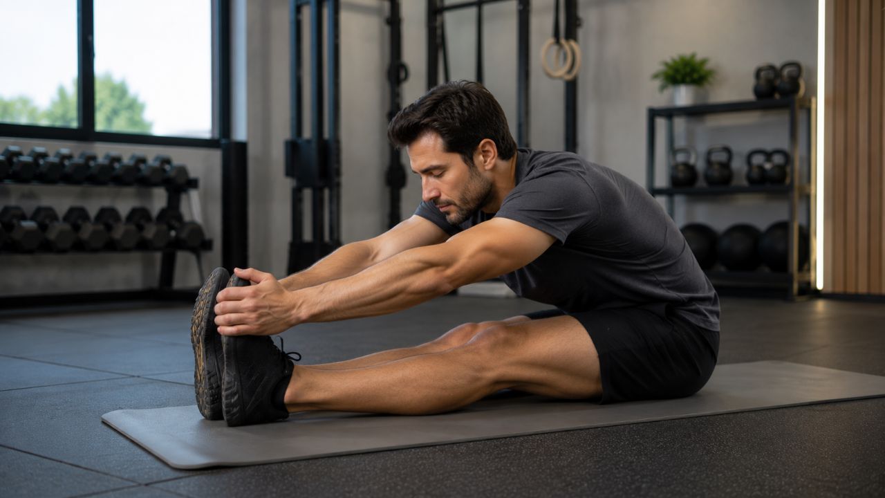 Treinamento de alongamento em casa: 10 exercícios fáceis Sustente o alongamento de 20 a 30 segundos, respirando calmamente e mantendo a postura correta.