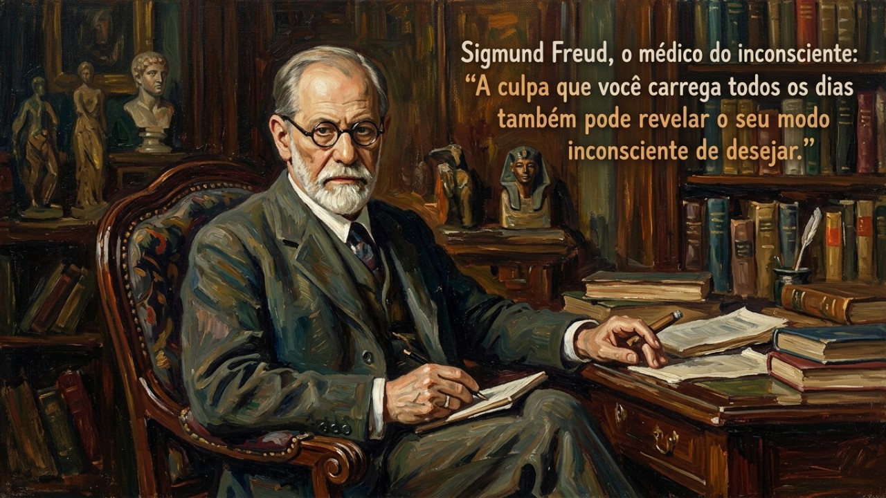 A dinâmica do inconsciente influencia o comportamento humano muito além do controle racional. – Imagem gerada por IA