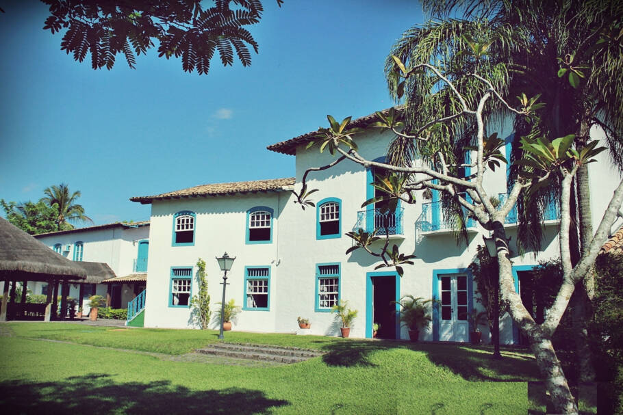 Instalações do Porto Grande Hotel, em Ilhabela, no litoral norte de SP