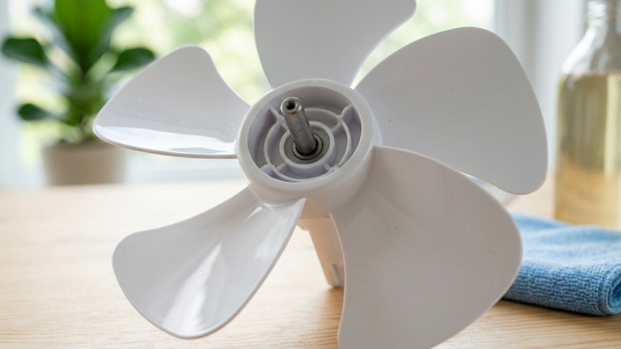 A limpeza frequente do ventilador evita problemas respiratórios e melhora a eficiência energética do aparelho. – Imagem gerada por IA