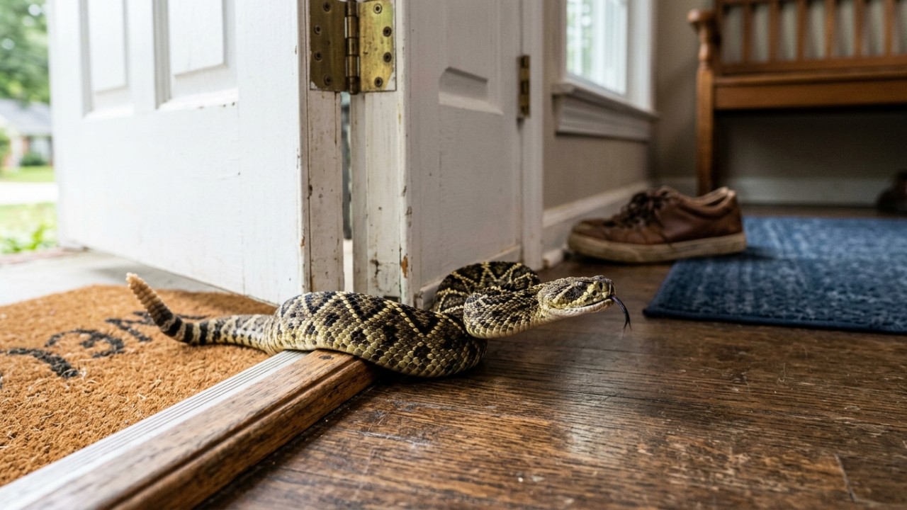 A eliminação de entulhos e o manejo do lixo afastam roedores e as serpentes que os caçam. – Imagem gerada por IA