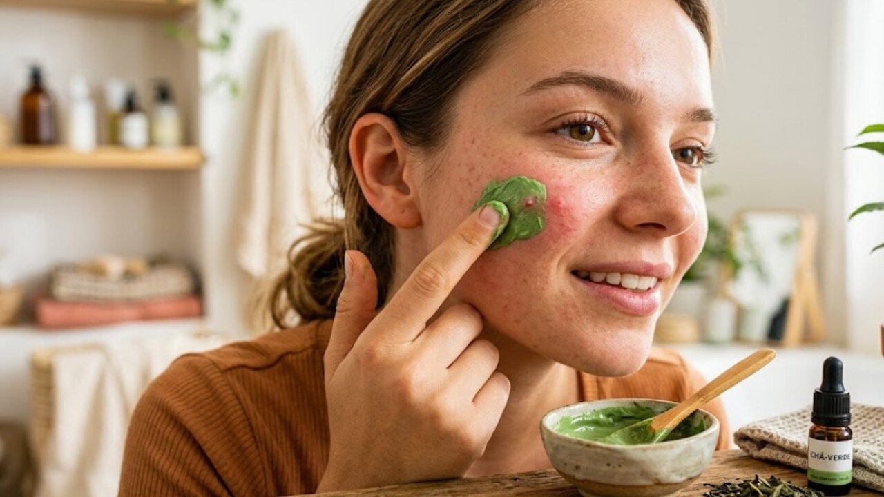 O combo natural que pode ajudar a desinflamar espinhas em apenas uma noite sem agredir a pele A argila verde com chá-verde vem se destacando por unir dois ingredientes conhecidos por suas propriedades calmantes e purificantes