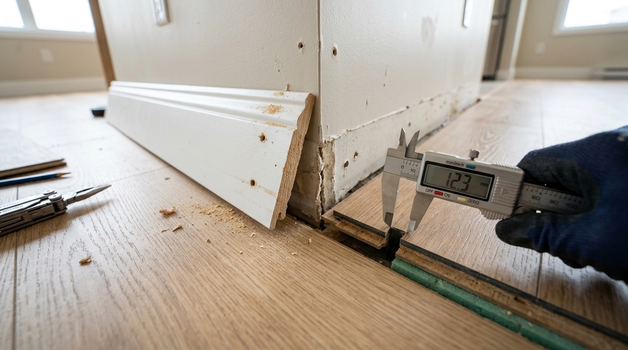 O laminado se expande e se contrai conforme a temperatura e a umidade do ambiente.