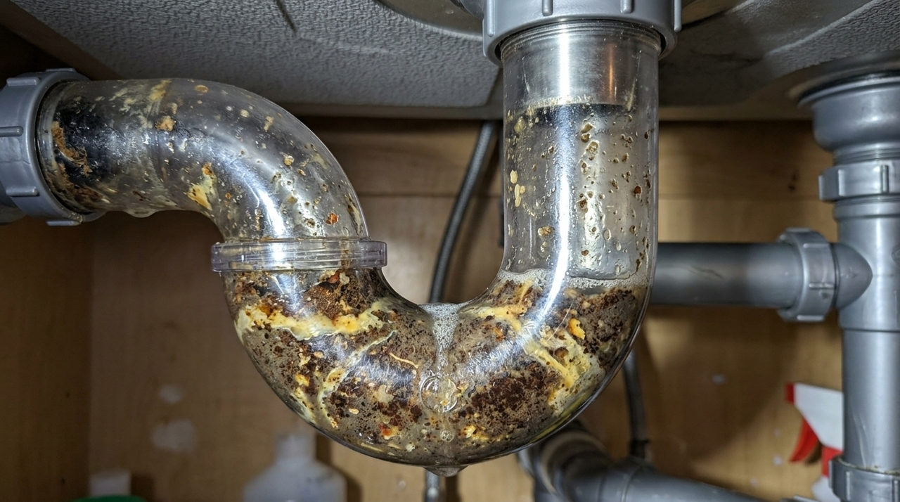 Demorei muito para entender por que a borra de café não deve ser despejada na pia da cozinha Ao passar pelo ralo, o resíduo orgânico úmido não se dissolve na água e caminha diretamente para o sifão plástico.