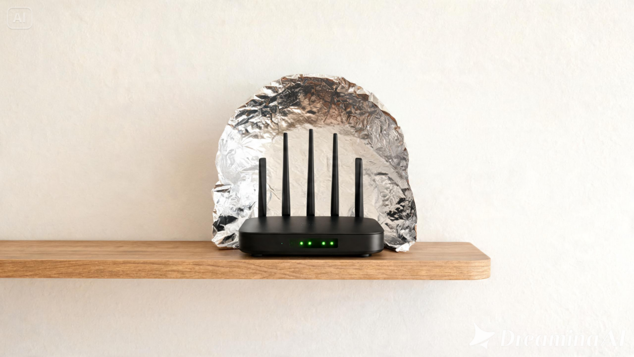 Colocar papel alumínio embaixo do modem Wi-Fi: o que isso faz e por que os especialistas recomendam Saiba se o truque do papel-alumínio atrás do roteador realmente funciona, como fazer corretamente e quando ele pode melhorar o sinal do Wi-Fi.
