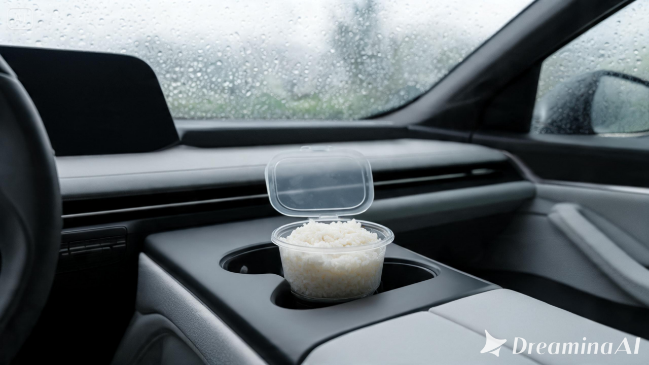 Entenda por que o arroz é colocado dentro do carro e saiba quando vale a pena recorrer a esse hábito simples.