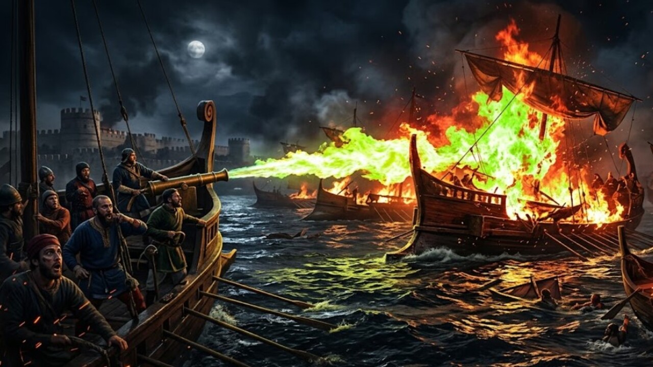 O Fogo Grego foi uma das armas mais temidas da história