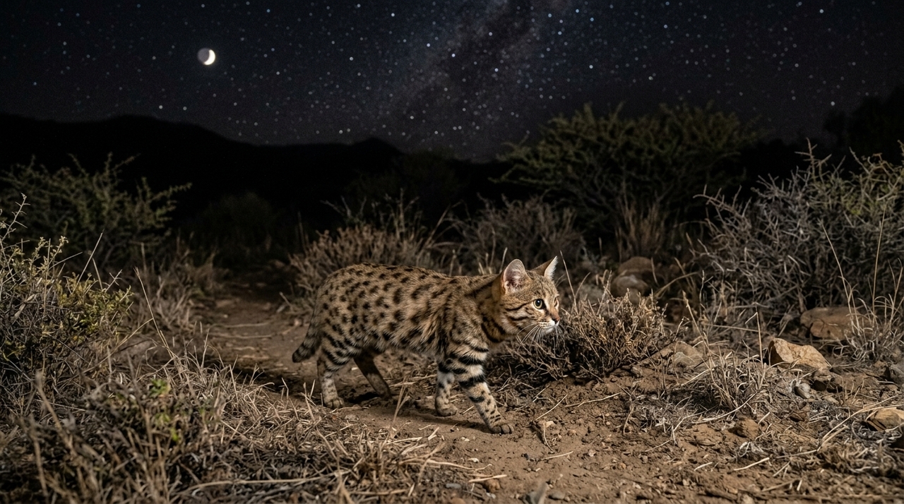 Encontrado em regiões áridas do sul da África, o animal mede entre 36 e 52 centímetros de comprimento e normalmente pesa de 1 a 2,5 quilos.