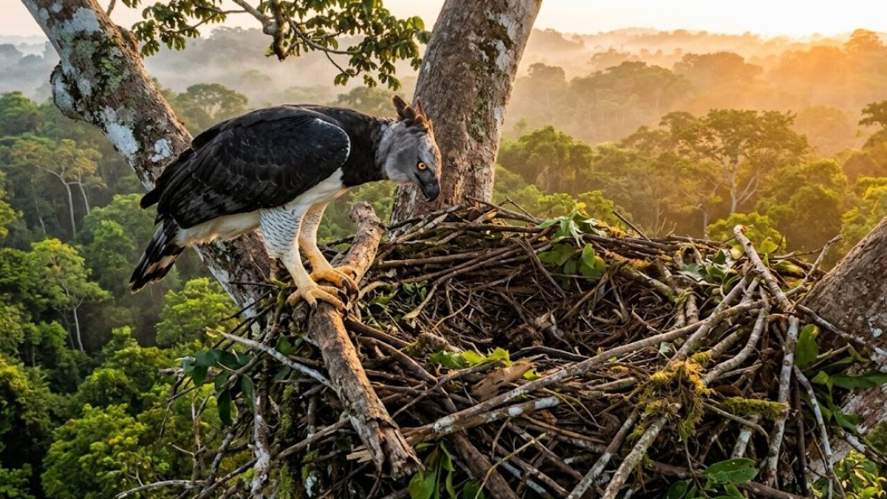 O impressionante segredo do gavião-real que constrói ninhos de uma tonelada nas árvores mais altas da Amazônia O gavião-real é capaz de erguer uma das maiores estruturas já feitas por uma ave, criando ninhos gigantescos no alto da floresta amazônica