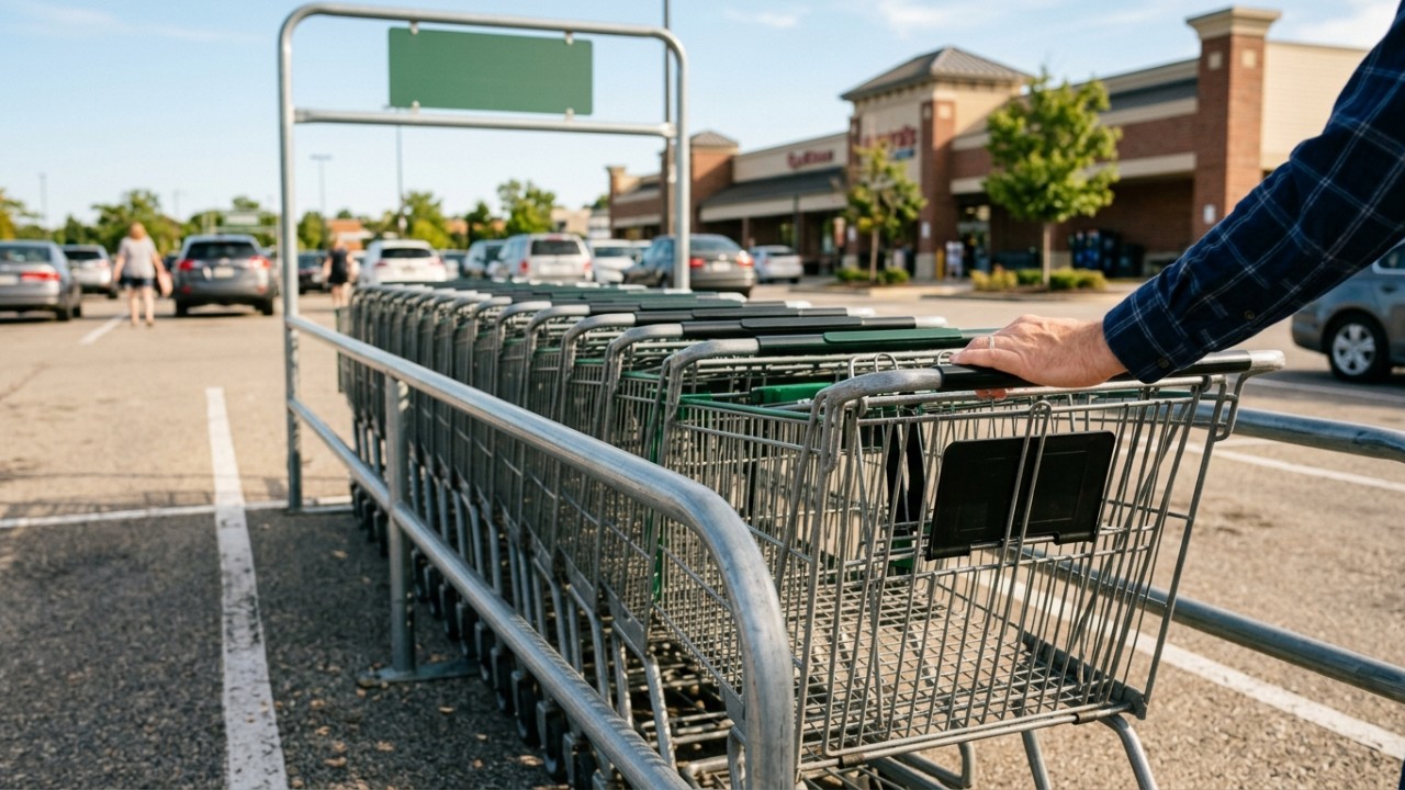 A psicologia sugere que as pessoas que devolvem o carrinho no supermercado não fazem isso só para liberar espaço, é uma forma de facilitar a rotina coletiva e revela civilidade A teoria do carrinho de compras analisa se um indivíduo é capaz de exercer o autocontrole sem nenhuma fiscalização. – Imagem gerada por IA
