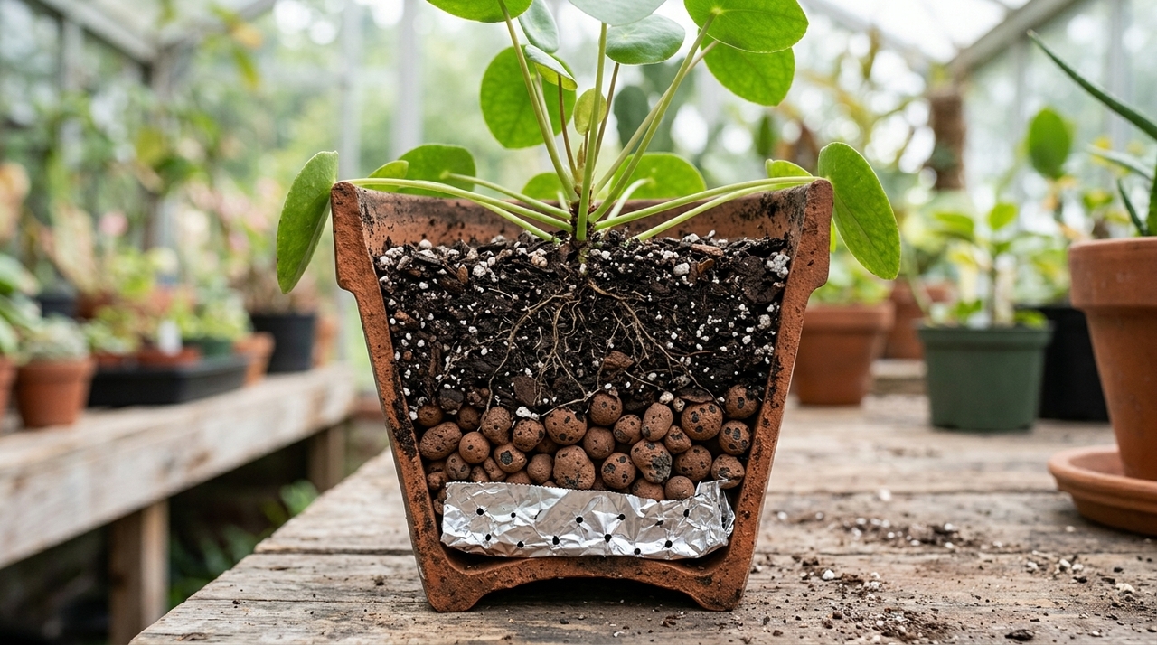 Colocar papel-alumínio no fundo do vaso de plantas: o que significa e para que serve imagem 1784263832 3jpj5g