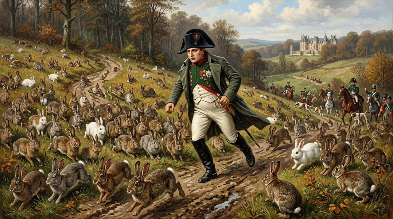O dia em que Napoleão Bonaparte precisou fugir de um exército de coelhos selvagens para salvar a própria vida imagem 1784655669 ueduo6