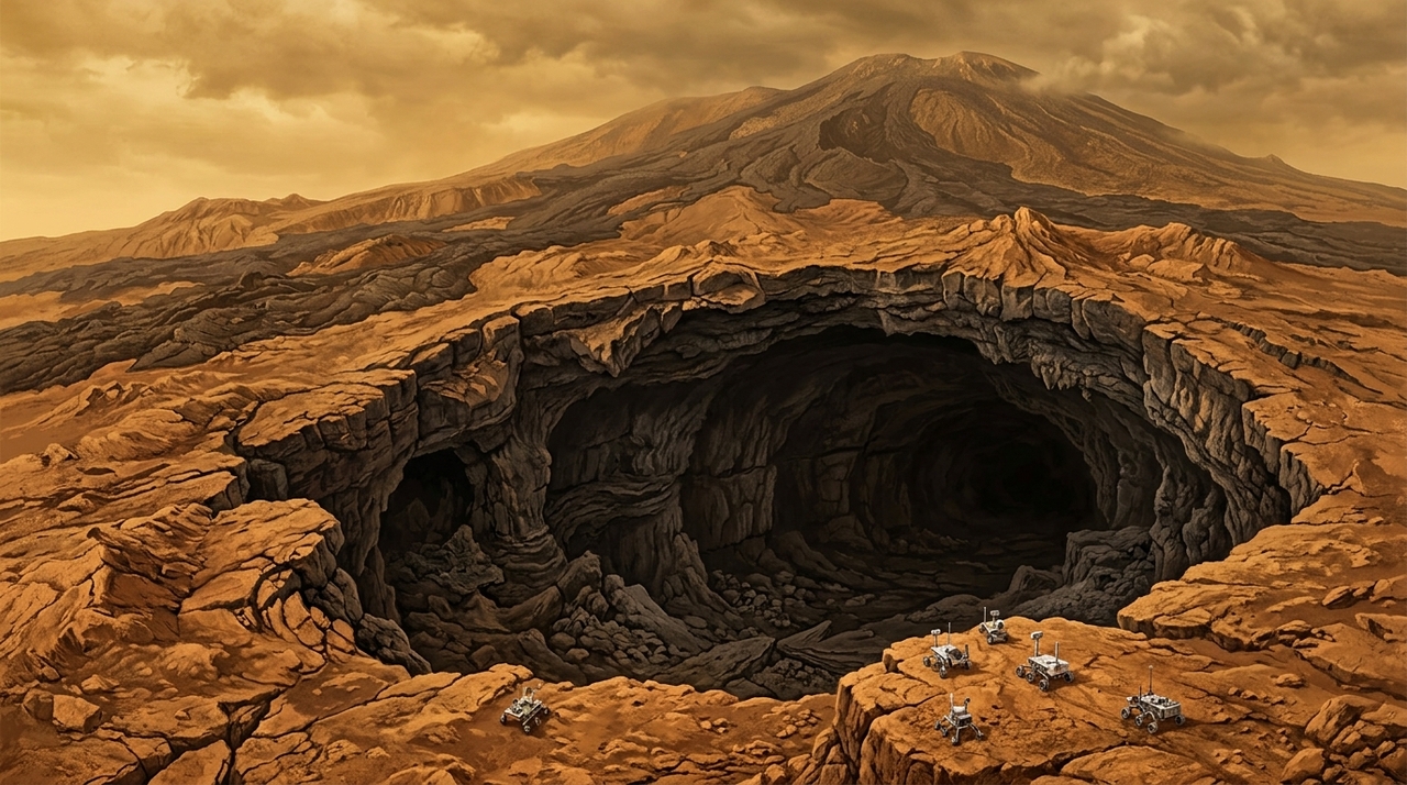 Astrônomos confirmam pela primeira vez a existência de uma caverna vulcânica enorme em Vênus imagem 1784655671 8hskjc