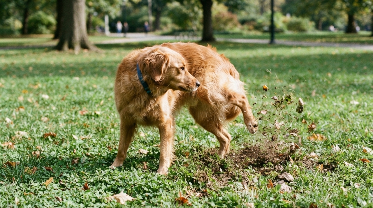 Por que os cachorros dão coices depois de fazerem suas necessidades? imagem 1785001285 junkqp