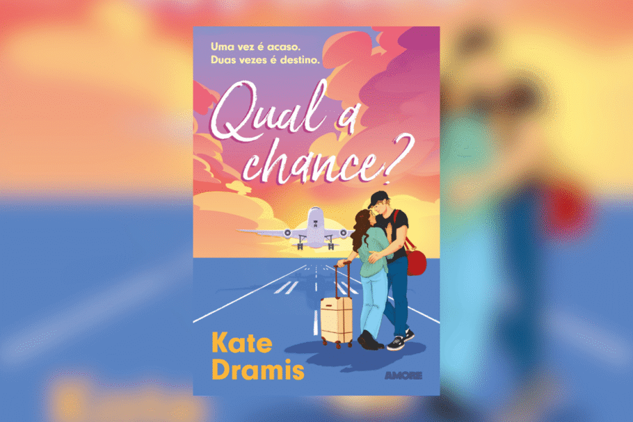 10 livros de ficção, romance e fantasia para todos os gostos “Qual a chance?” acompanha o encontro improvável entre uma escritora e um ator, mostrando como conexões inesperadas podem transformar vidas (Imagem: Reprodução digital | Editora Amore)