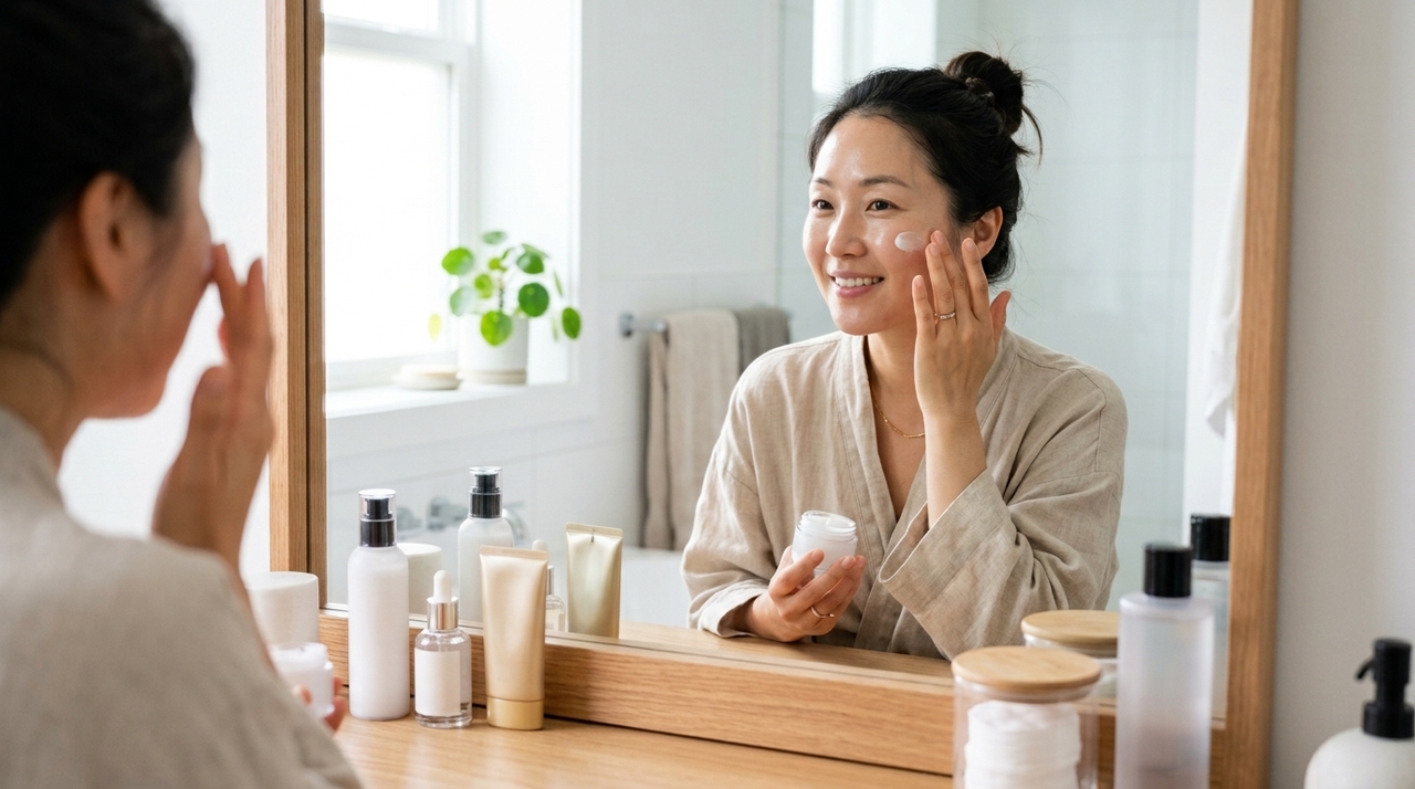 O primeiro segredo da K-beauty está na forma como a rotina de cuidados é estruturada.