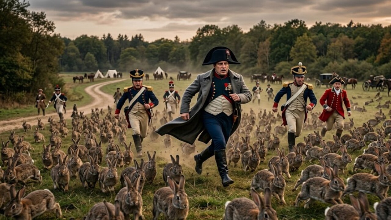 Napoleão Bonaparte protagonizou um dos episódios mais curiosos da história quando uma simples caça comemorativa terminou com milhares de coelhos correndo