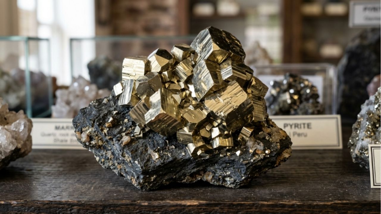 O “ouro de tolo” torna-se valioso… cientistas transformam metal barato em material precioso Eletricidade transforma pirita em material magnético.