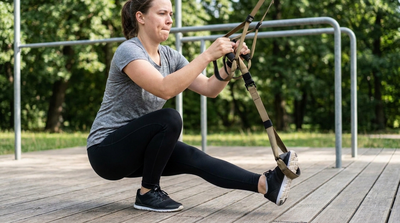 O agachamento com uma perna só é um exercício perfeito para fortalecer os glúteos e aumentar a massa muscular das pernas. No pistol squat, todo o peso corporal fica apoiado em uma perna, enquanto a outra permanece estendida à frente