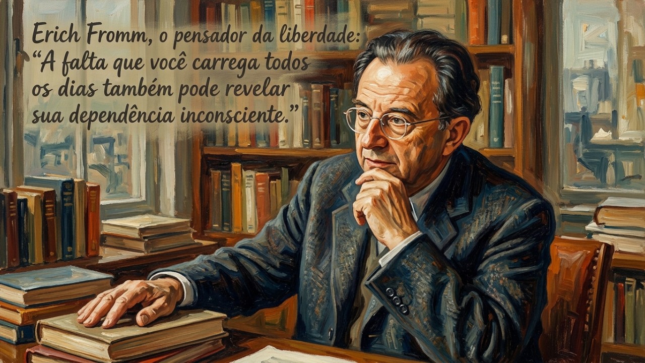 A verdadeira emancipação psicológica exige o questionamento das pressões sociais para que o indivíduo resgate sua identidade e construa laços saudáveis. – Imagem gerada por IA